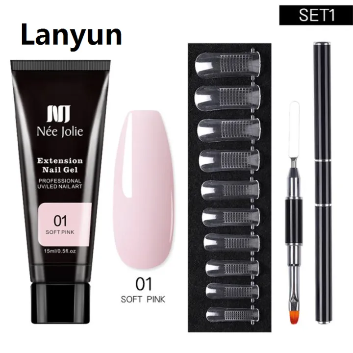 Lanyun%20Nail%20Gel%20Set%206W%20LED%20Lamp%20Full%20Manicure%20Set%20Quick%20Extension%20Nail%20Kit%20Gel%20Building%20Polygels%20Set%20For%20Nail%20Polish%20Tool%20Kit%20-%20Image%205