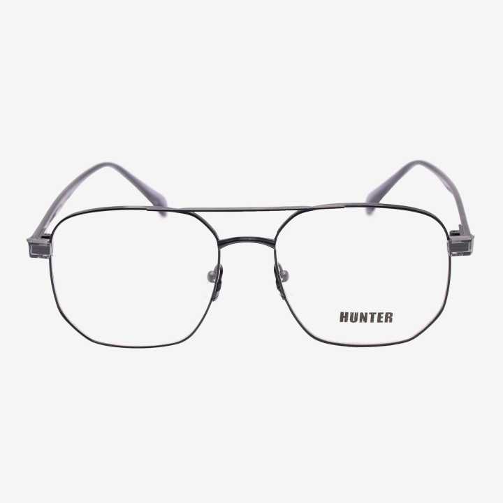 Zeiss Blue Protect UV Hunter Metal Frame Black Color Blue Cut Glasses
