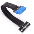 USB3.0 Internal Header to USB 3.1Type C Front Panel Type E Female Adapter 20pin 19pin Converter for PC Motherboard Riser. 