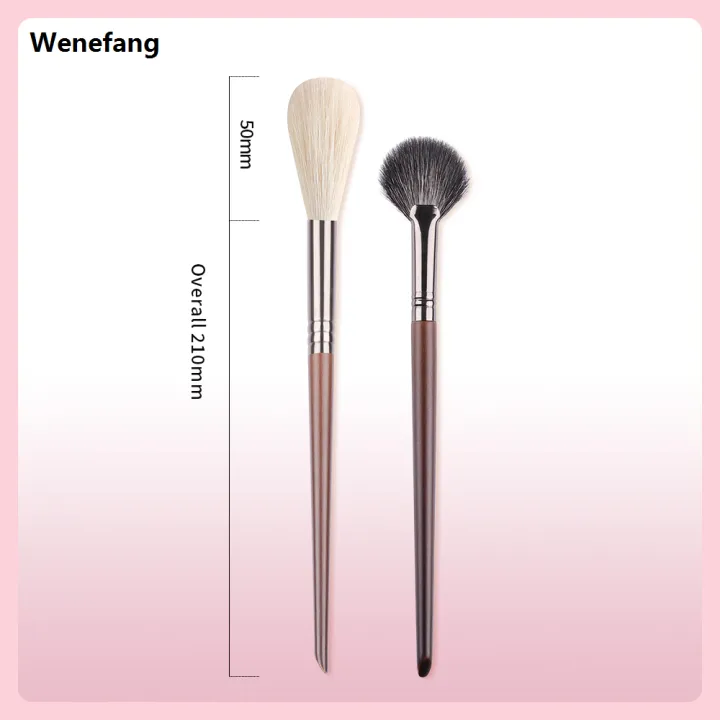 Wenefang%20OVW%202PCS%20Goat%20Hair%20Flame%20Shape%20Highlight%20Brush%20Soft%20Professional%20Facial%20Fan%20Makeup%20Brushes%20Set%20Beauty%20Cosmetics%20Tool%20Maquiagem%20-%20Image%205