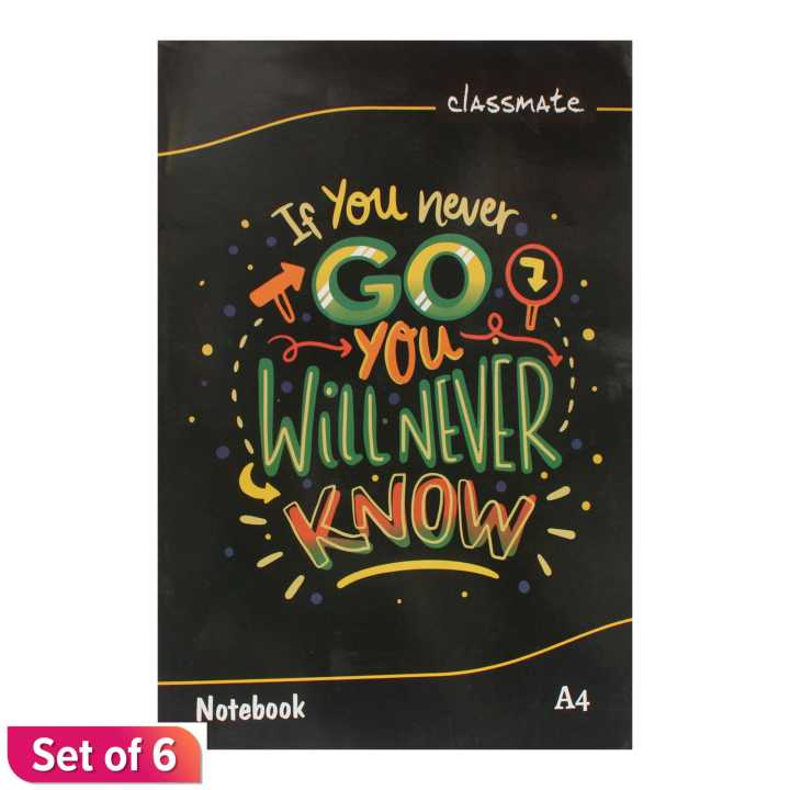 Classmate Notebook  A4 Nepali   Set Of 6