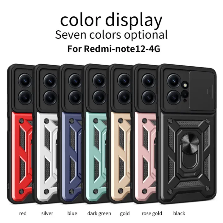 Lenuo%20For%20Xiaomi%20Redmi%20Note%2012%204G%20Mobile%20Phone%20Case%20Ring%20Bracket%20Back%20Cover%20Camera%20Protection%20-%20Image%202