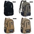 Vintage Camping Bag Canvas Backpack Laptop Bag Schoolbag Rucksack. 