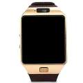 Smart Watch D3 Bluetooth Smartwatch With Camera Android Smartphones-Brown. 