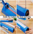Impulse Sealer Heat Sealing Machine Vacuum Bag Sealer Plastic Sealer 220V 50/60HZ,blue 300MM. 