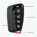 NEW 315 MHz/433 MHz Garage Door Opener Wireless Learning Code 4 Button Cloning Remote Control Duplicator Remote for Garage Door. 