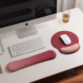 Ergonomic Memory Foam Keyboard Wrist Rest Pad Non-slip Mouse Mat 3D Gel Mousepad With Wrist Rest Support. 