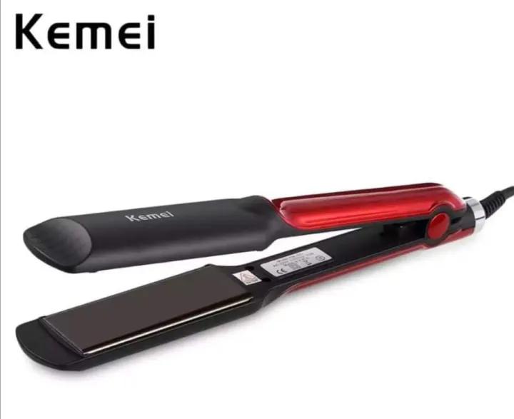 Kemei%20KM-531%20Red/Black%20Flat%20Iron%20Hair%20Straightener%20-%20Image%208