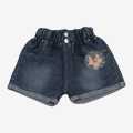 Navyblue Half Jeans Pants For Girls. 