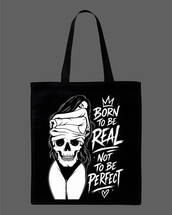 Gothic%20Skull%20Quote%20Printed%20Tote%20Bag%E2%80%93%20Black%20&%20White%20-%20Image%203