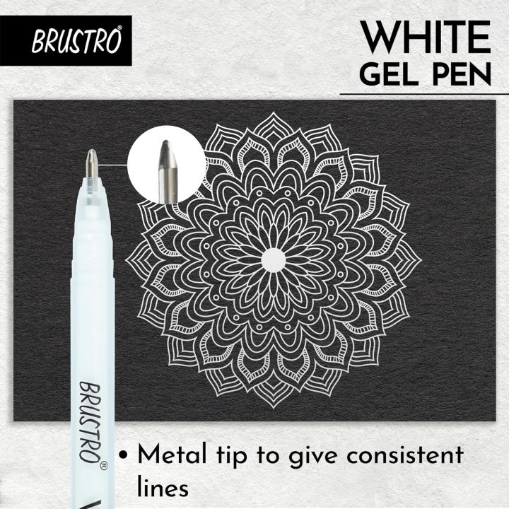 Brustro%20White%20Gel%20Pen%20Pack%20of%20-%203.%20Tip%20Size%20-%201%20mm%20-%20Image%202