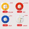fasdaga 2X Fractional Weights Fractional Weights Mini Weight Plates Strength Training Plates Accurate Accessory White 0.25Kg. 