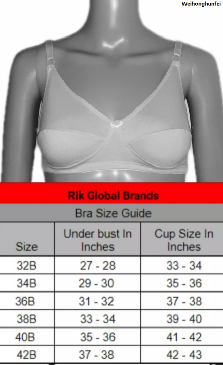 WeihonghunfeiBargain%20price%20Rik%20Global%20Brands%20Basic%20Cotton%20Black%20Bra%20-%20Image%203