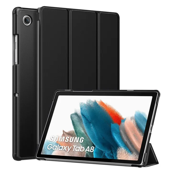 Leather%20Smart%20Flip%20Case%20For%20Samsung%20Galaxy%20Tablet%20A8%2010.5"%20(2022)%20-%20Image%203