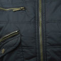Black Polyester Front Pocket Design Jacket For Women. 