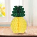 NAMUNY 12 Pack Pineapple Honeycomb Centerpieces Tissue Paper Pineapple 8 Inch Supplies Table Hanging Decoration Hawaiian Luau Birthday Wedding Home Favor. 
