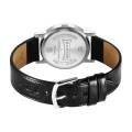 Sonata Classic Quartz Analog Black Dial Black Leather Strap Watch for Men -7987SL05. 