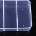 Portable Transparent Plastic Storage Box Compartment Container For Beads Jewelry MNP. 