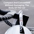 Portable Anti-theft Bicycle Helmet Password Lock Alloy 122cm Stretchable Four-digit Combination Lock Universal Security Lock For MTB Road Bike. 