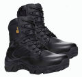 Delta Leather Tactical Boots-Non-Slip Desert Hiking & Outdoor Shoes. 