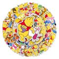 Artsy Home 25/50 Pcs Winnie The Pooh Stickers for Laptops Cellphone Guitar. 