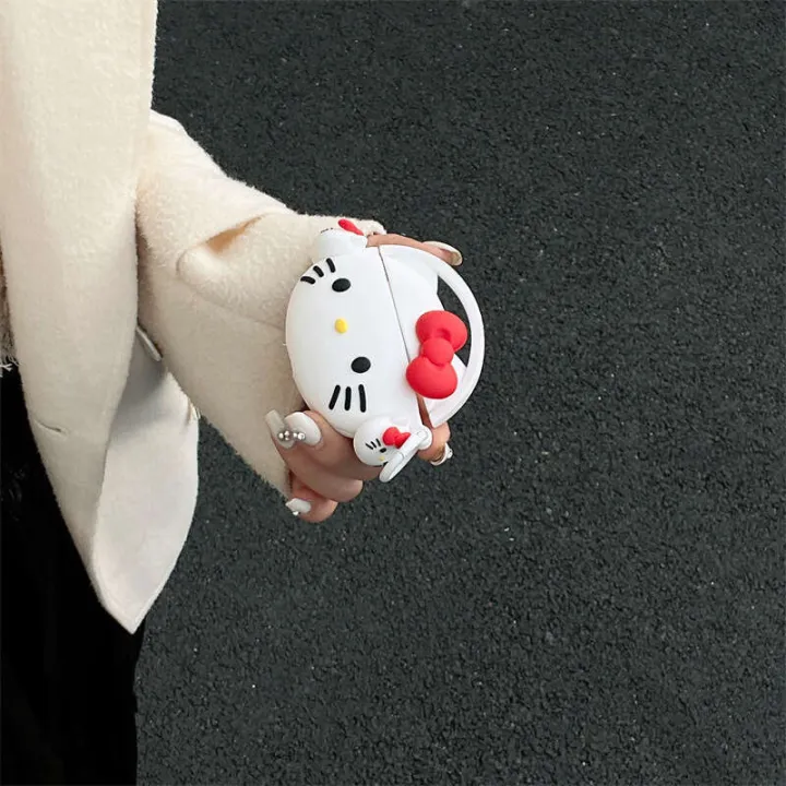 Ear%20Muffs%20KT%20Cat%20Compatible%20with%20Apple%20Pro%20Bluetooth%20Wireless%20Earphone%20Case%201/2/3%20Generation%20Cute%20Silicone%20Cartoon%20-%20Image%202