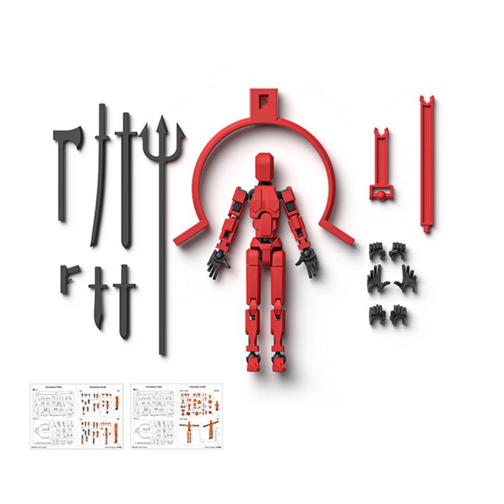 Certiou Model Toy Diy Magnetic Robot Action Figure Set with Movable Joints 3d Printed Full Body Activity Toy for Gaming Buyers' Favorite