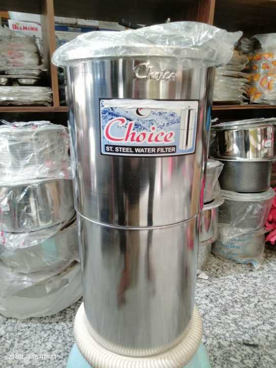 CHOICE NEPAL 18 Liter Stainless Steel Water Filter With 2 Candle