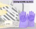 Magic Silicone Dishwashing Gloves Kitchen Tool for Cleaning, Dish Washing, Washing The Car, Pet Hair Care - 1 Pair. 
