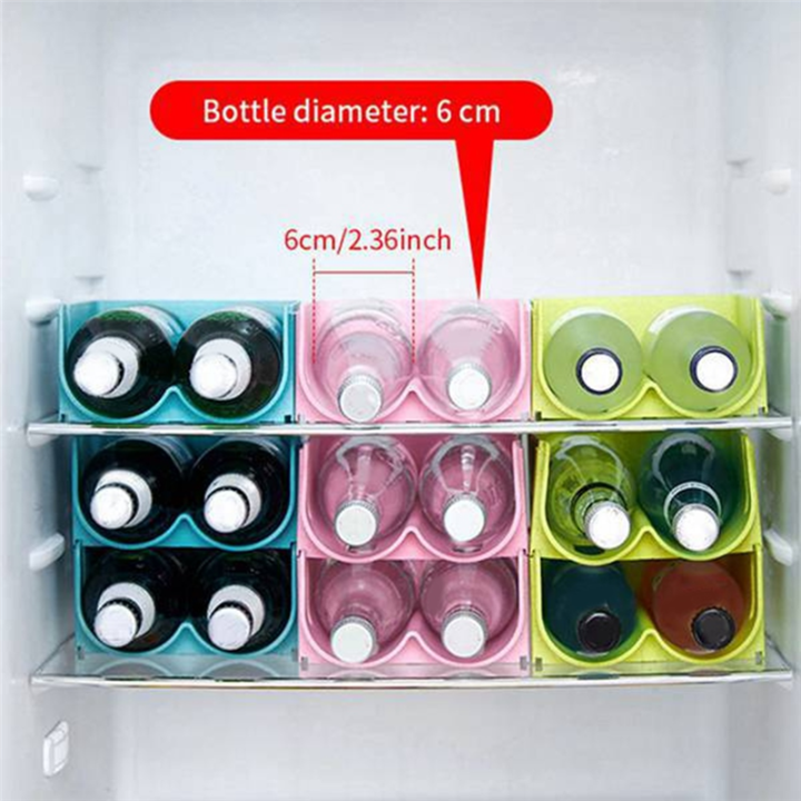 3Pcs%20Holders%20Soda%20Can%20Holder%20Holder%20Bottle%20Storage%20Rack%20Hanger%20Refrigerator%20Organizer%20Easy%20to%20Use%20Blue%20-%20Image%206