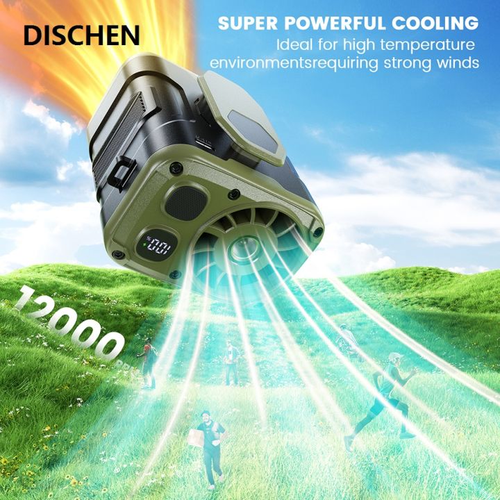 DISCHEN%20Portable%2010000mAh%20Portable%20Waist%20Fan%20with%20Power%20Bank%20LED%20Lighting%20Hanging%20Neck%20Fan%205%20Speed%20Strong%20Airflow%20Cooling%20Fan%20for%20Outdoor%20Working%20-%20Image%202