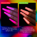 UR SUGAR 7.5ml Fluorescent Neon Gel Nail Polish Luminous Glow-in-dark Soak Off UV Led Nail Art Gel Varnish. 