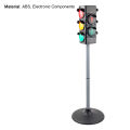 Traffic Light Toy Height Adjustable Kids Toy Educational Sound Flashing Traffic Light Model for Home. 