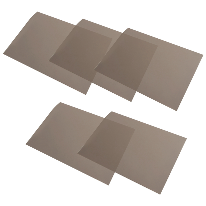 Linear Polarizer Film LCD/LED Polarized Filter Polarizing Film Sheet for Polarization Photograph 5PCS (No Adhesive)