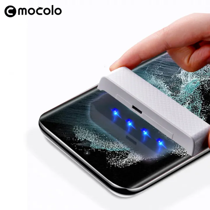 2Pcs%20Mocolo%20UV%20Full%20Screen%20Tempered%20Glass%20Film%20On%20For%20Samsung%20Galaxy%20S21%20S22%20S23%20S24%20Ultra%20Plus%205G%20S23Ultra%20128/256%20Protector%20-%20Image%203