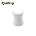 2pcs/bag Simple Style White Ceramic Ceramic Cabinet Pulls Simple Design Round Shape Round Cabinet Knobs Elegant Design Durable Construction Drawer Knobs Kitchen Cabinets. 