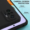 Back Cover for Redmi Note 10 Pro/ Max - Liquid Silicone Drop proof Full Coverage Protective Mobile Cover. 