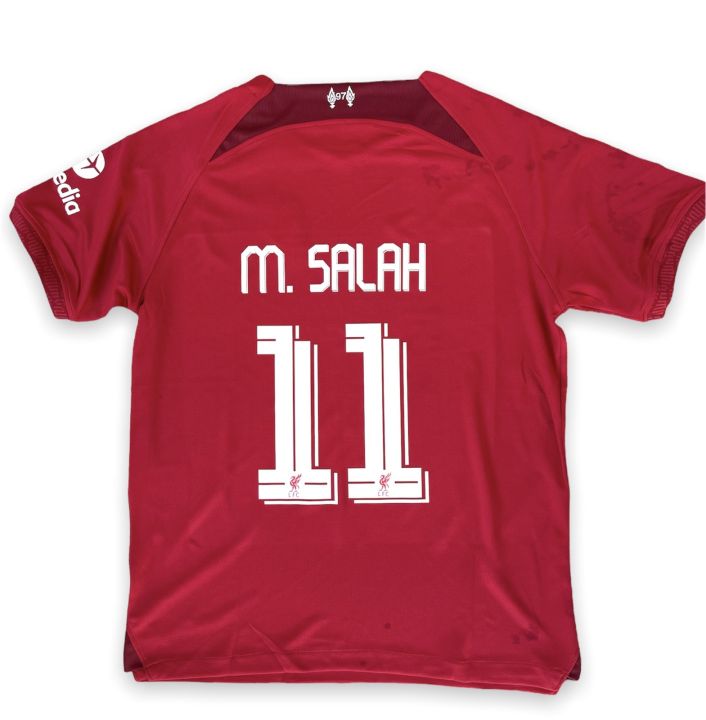 Salah Printed Liverpool Home Kit 2022/23 Made In Thailand