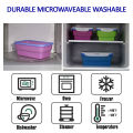 Silicon Foldable Lunch Box. 