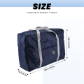 Multifunction Large Capacity Casual Folding Waterproof Luggage Storage Bags Suitcase Handbag Organizer Tote Bag Navy. 