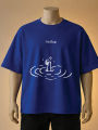"I'm Fine" Drowning Thumbs Up Graphic T-Shirt- Blue, Brown, Black. 