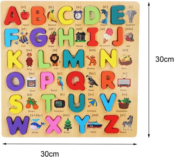 Colorful%203D%20Wooden%20English%20Alphabets%20Capital%20Letter%20(ABCD)%20Blocks%20Board%20with%20Picture,%20Early%20Learning%20&%20Teaching%20Toy%20for%20Baby%20&%20Toddlers%20-%20Image%207