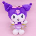 Cute Sanrio Kuromi Pendant Hello Kitty With Swim Ring Plush Stuff Toys Keychain Kawaii Accessories Backpack Hanging Ornament. 