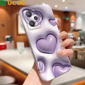 UCUC for Realme 9 Pro / OnePlus Nord CE 2 Lite 5G Back Cover Purple Love Luxury Glossy Hard Plastic Phone Cases. 