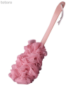 Totoro Plastic, soft mesh [Cathery Baby Stor back body scrub New long handle hanging bath sponge cleaner wash. 