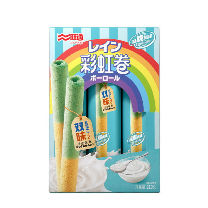 Wanttone%20Rainbow%20Roll%20210g/box%20contains%206%20small%20packets%20of%2012%20egg%20rolls%20crispy%20children's%20snacks%20wholesale%20delivery%20-%20Image%206
