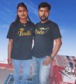 Binay Embroidery Buda Budi Printed 2 Pcs Combo Couple T-Shirt For Men &Women - Fashion | T-Shirts | Unisex | Upper Wear |. 