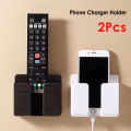 Box Samsung Xiaomi in the stand wall mounted 2 piece set of mobile charging dock mobile phone suitable for Huawei Poco lazy sticky remote control storage. 