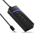 USB Type C 3.0 To 4 Port USB A Hub. 