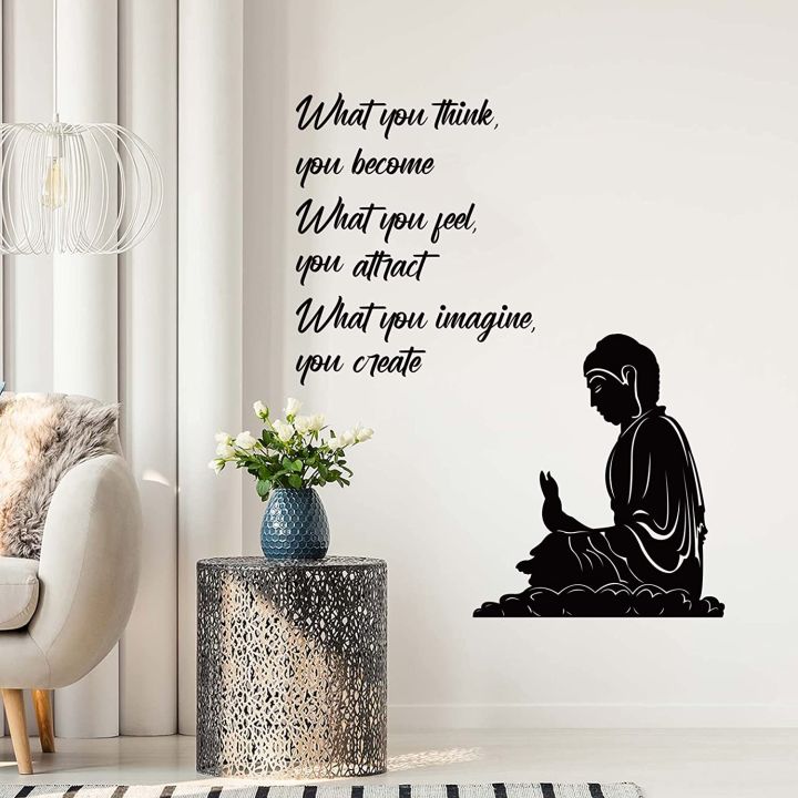 Artsy%20Home%20Buddha%20Inspirational%20Quote%20Wall%20Decal%20-%20Modern%20Zen%20Decor%20for%20Living%20Room,%20Bedroom,%20Office%20-%20Image%202